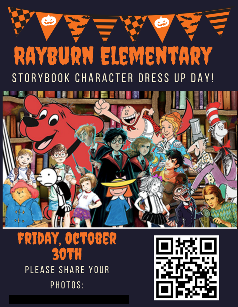 Storybook Character Day! Oct. 30th