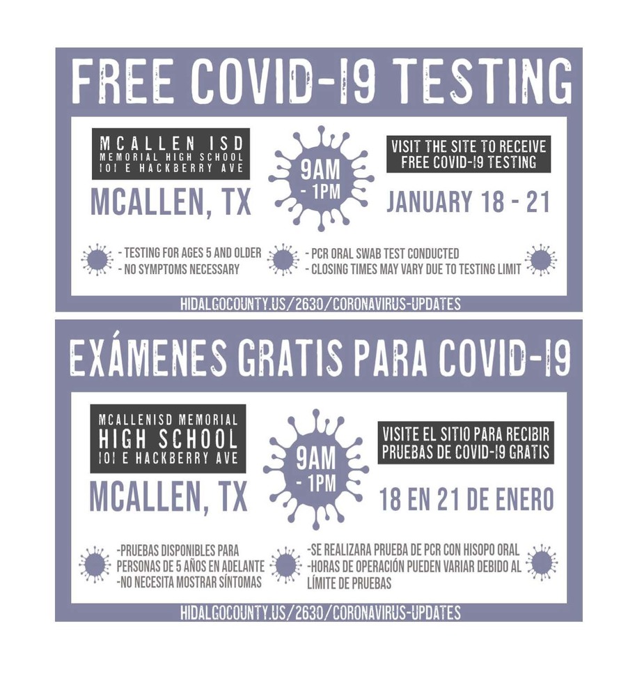 Covid test flyer