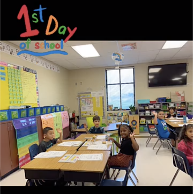 1st Day of School at Perez Elementary