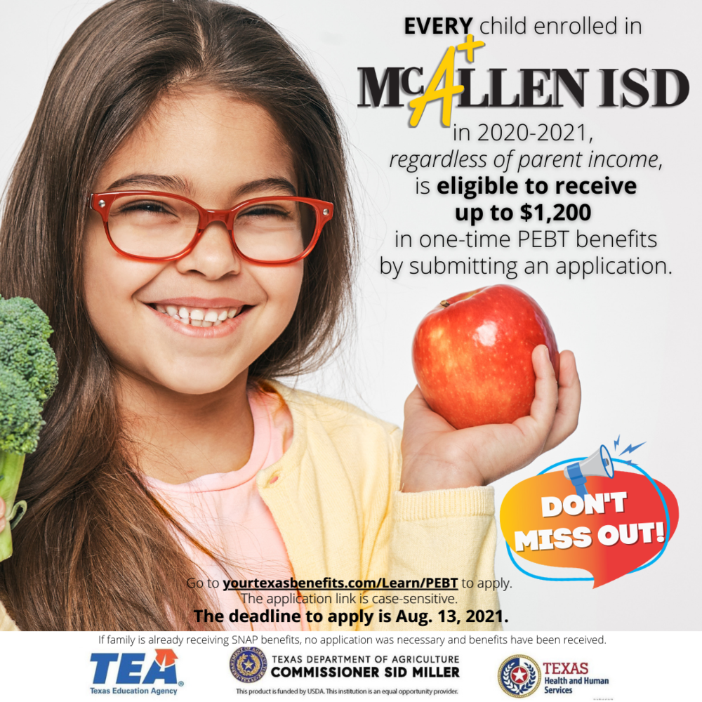 DON T MISS OUT Get Your PEBT Benefits McAllen Independent School DON T MISS OUT Get Your PEBT Benefits McAllen Independent School