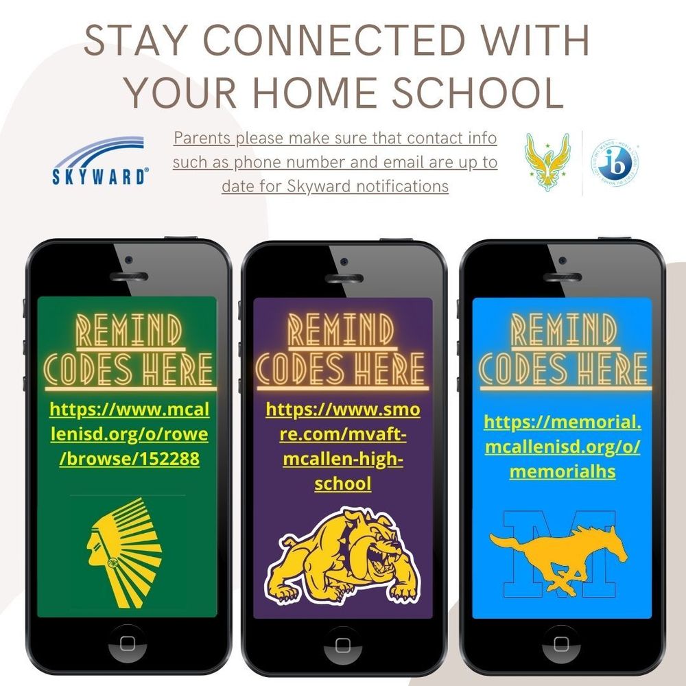 Stay connected with your home school