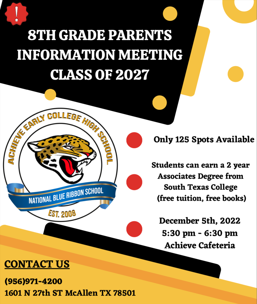 AECHS Parent Meeting