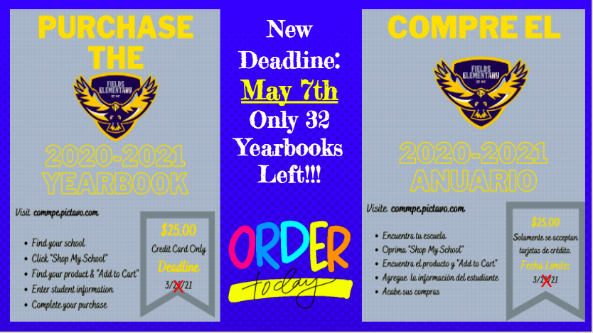 2020-2021 Yearbook Information