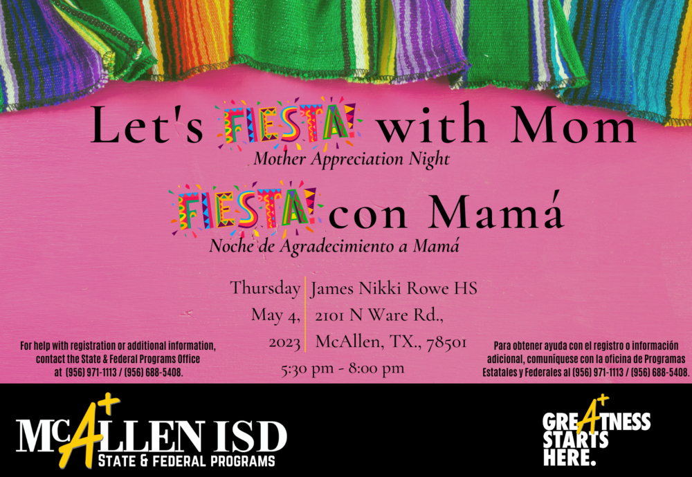 Fiesta with Mom flyer
