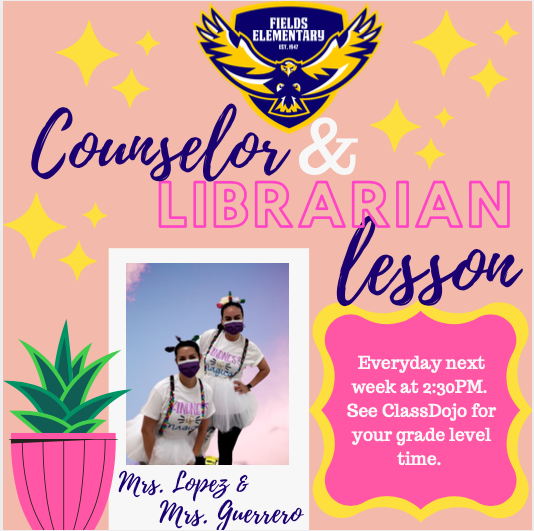 Counselor & Librarian Lesson