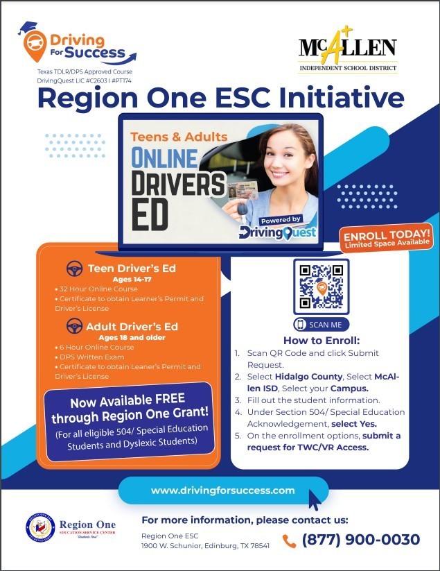 Online Drivers Ed from Region One Lamar Academy