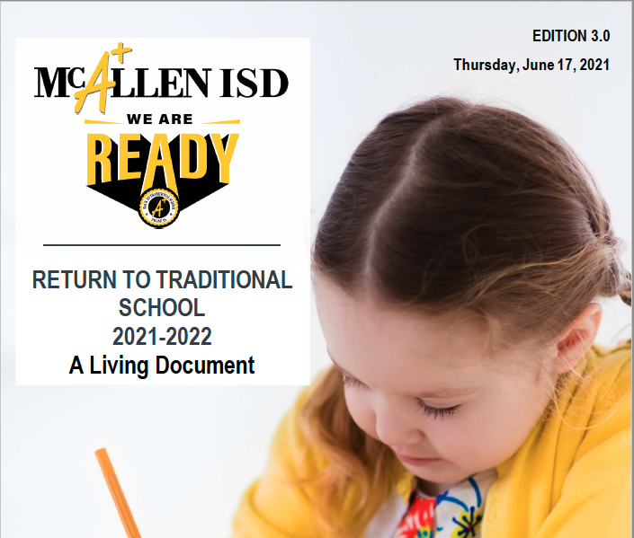 Return to Traditional School 2021-2022