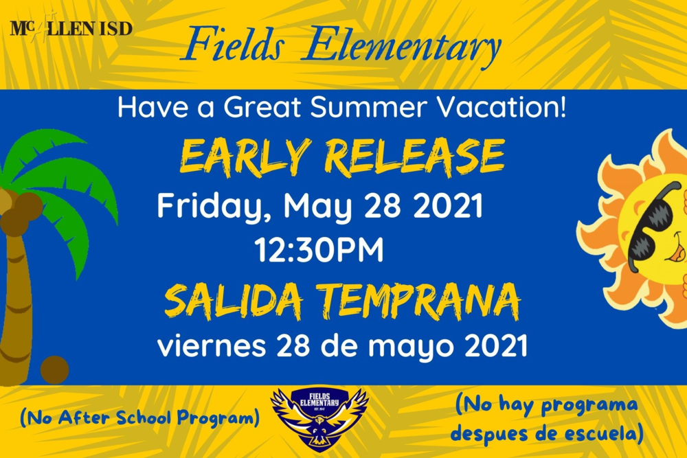 Early Release Information
