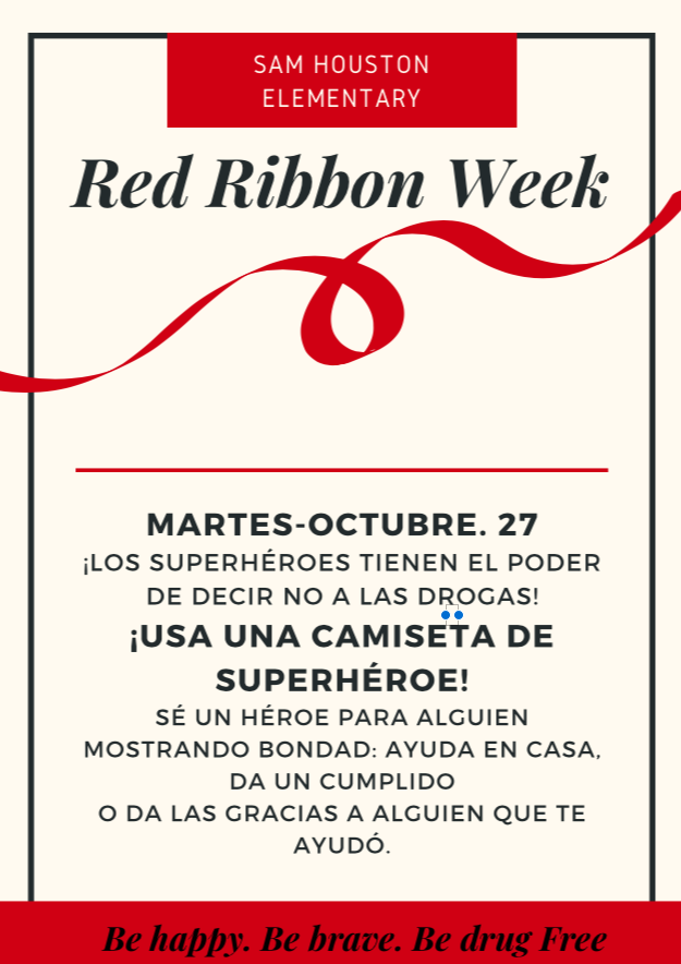 Red Ribbon WEek: Spanish Tuesday