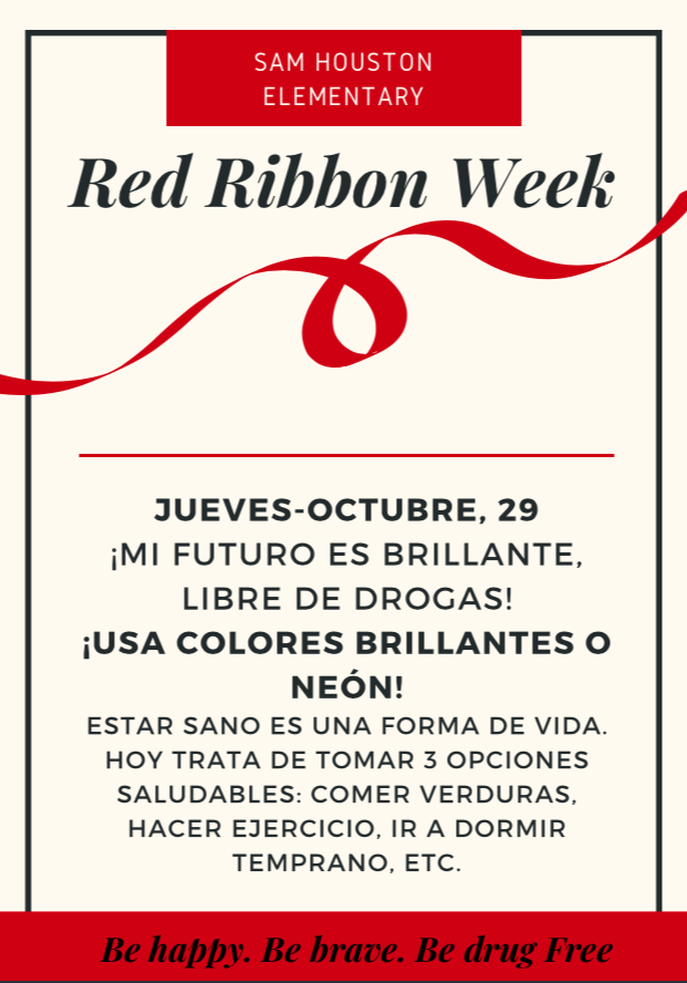 Red Ribbon Week: Spanish Thursday