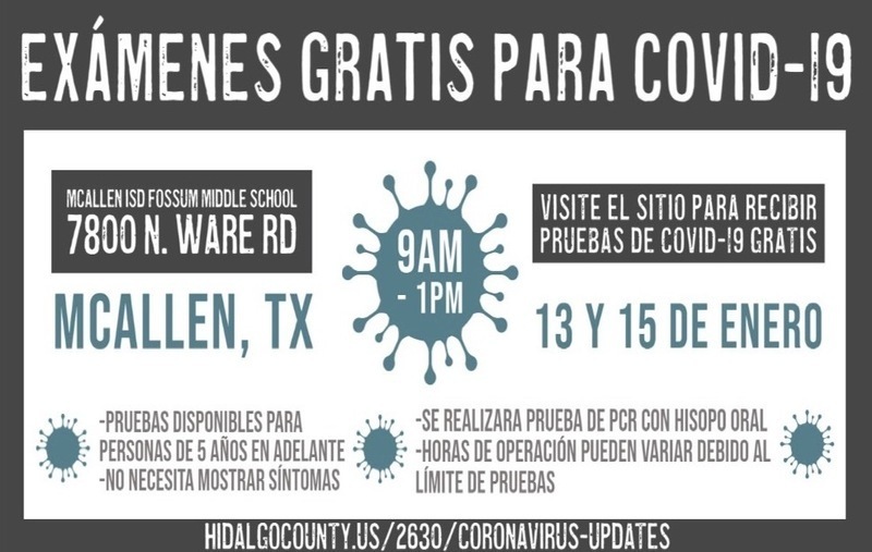 Free COVID-19 Testing Spanish