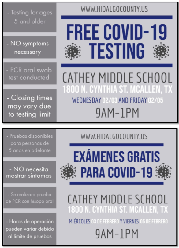 CMS COVID TESTING SITE INFORMATION