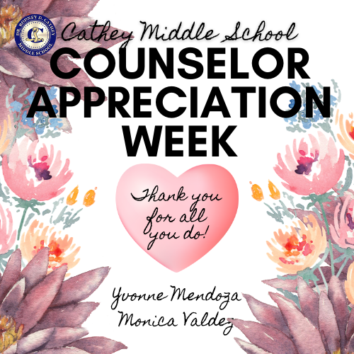 Cathey Middle School Loves their Counselors!