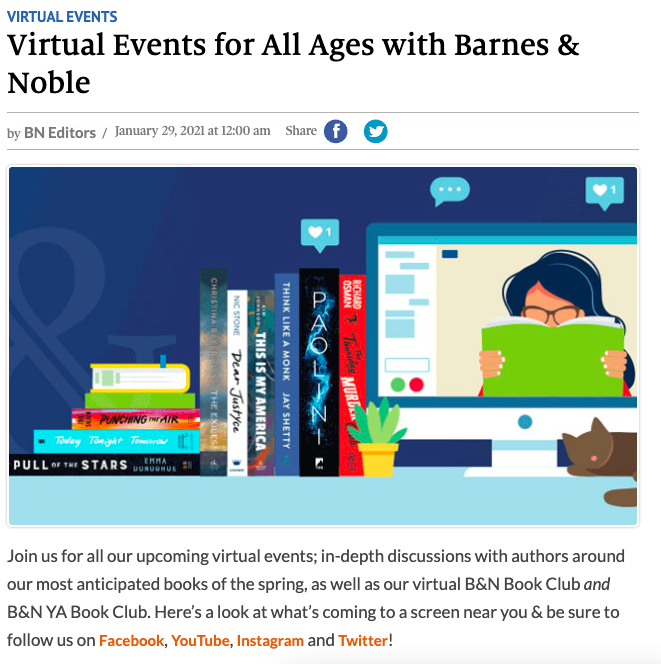 B&N Virtual Events