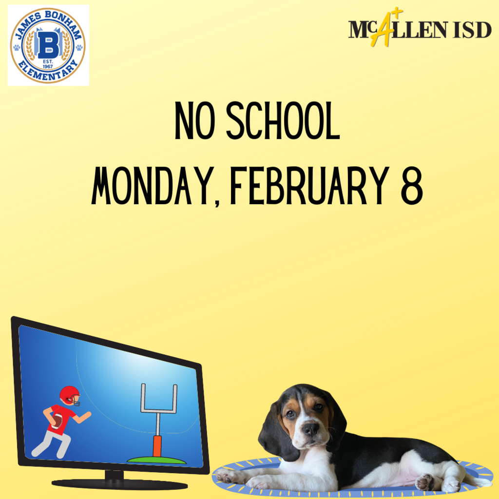 No school Monday, Feb. 8 2021