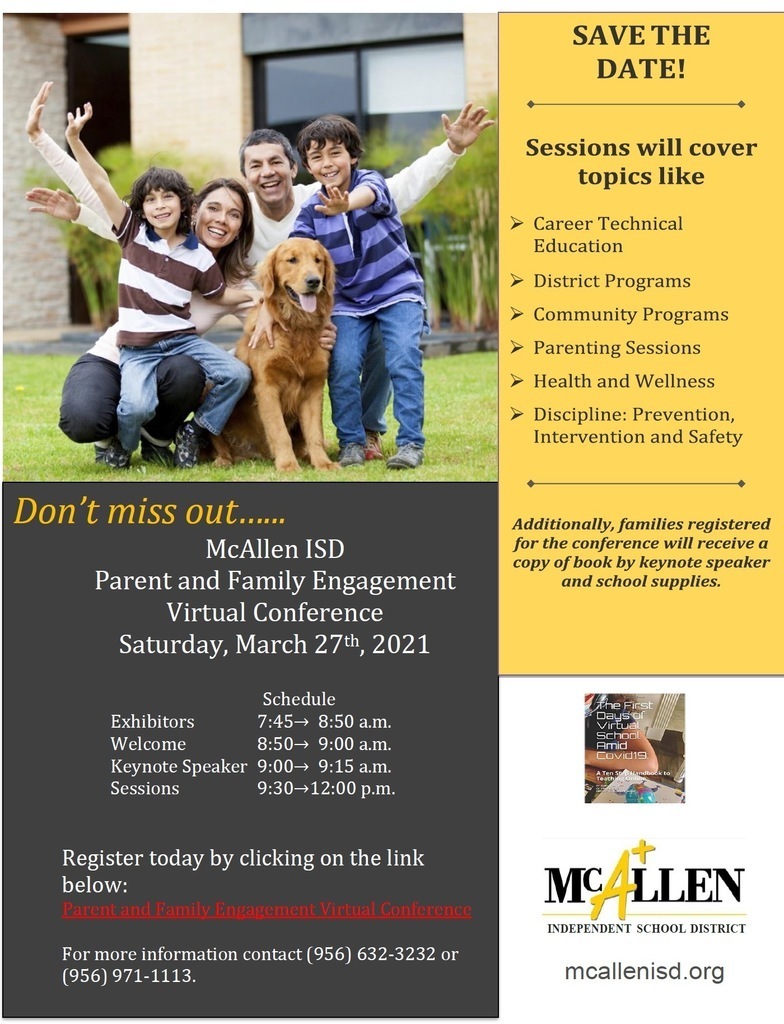 Parent and Family Engagement Virtual Conference English