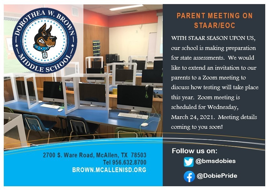Parent Meeting on STAAR/EOC