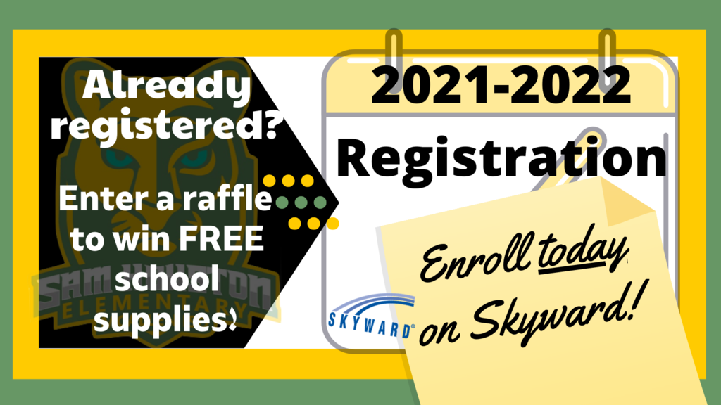 Enroll Today: Enter raffle for free school supplies