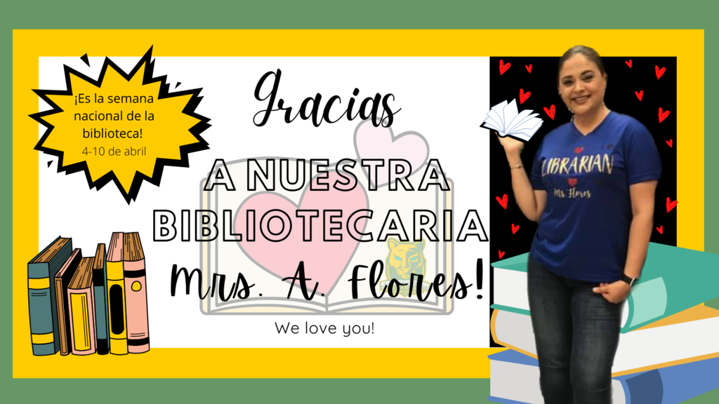 Spanish: Thank you to our librarian