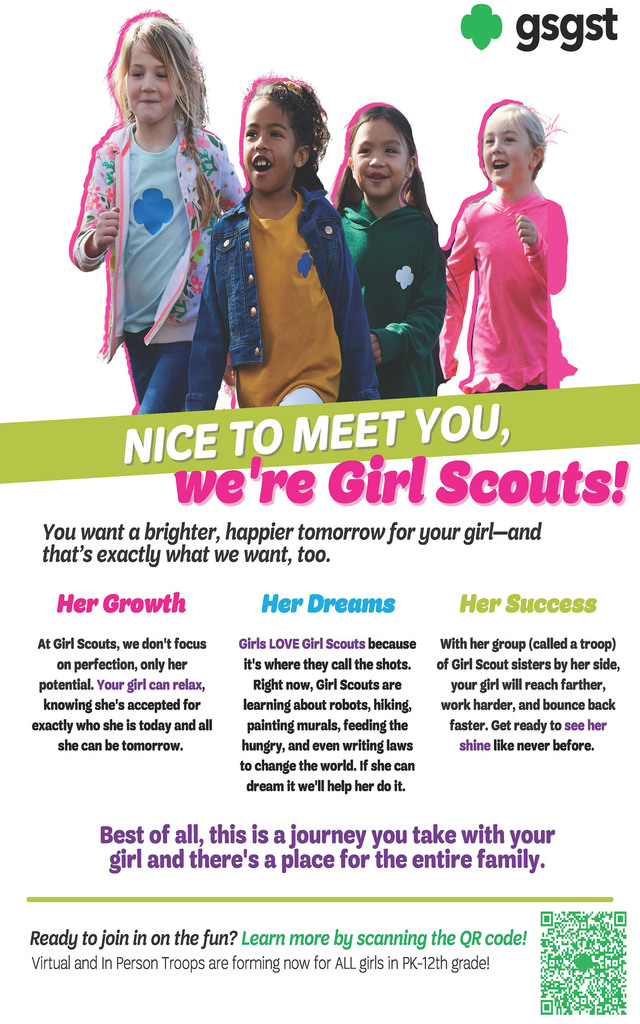  Girl Scout recruitment flyer