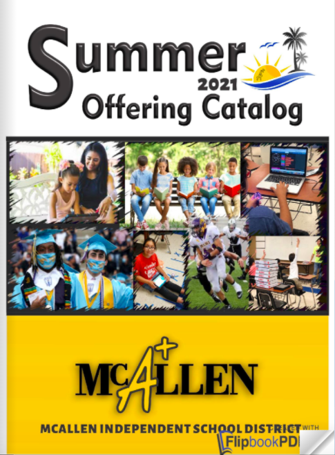 McAllen ISD 2021 Summer Offering Catalog