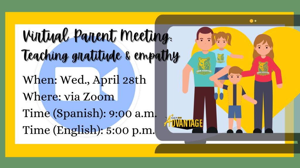 Virtual Parent Meeting - English