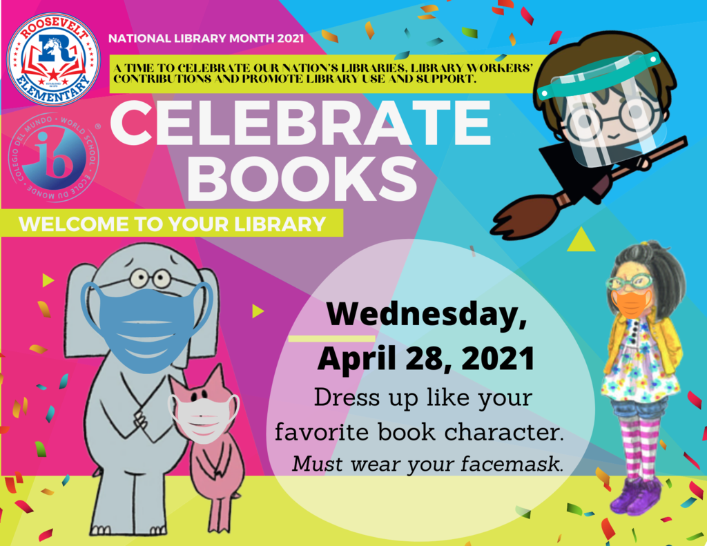National Library Month Celebrate Books
