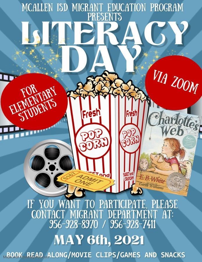 English Literacy Day Flyer