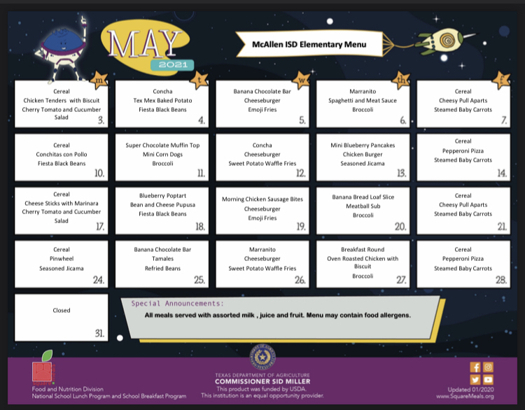 Lunch Menu