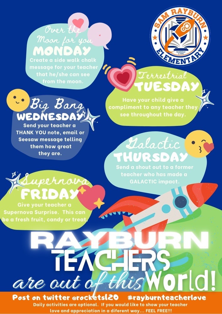 Teacher Appreciation Week Activities