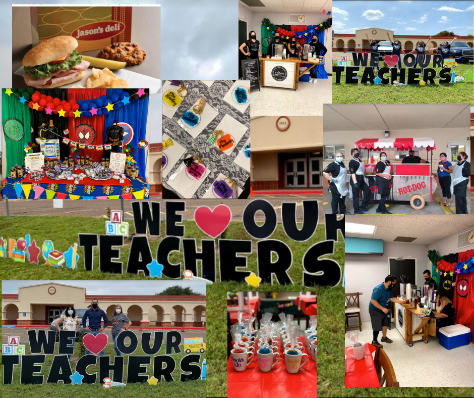 collage of teacher appreciation incentives 