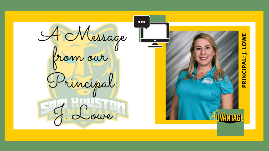 Message from our principal: J. Lowe