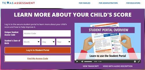STAAR Student Portal