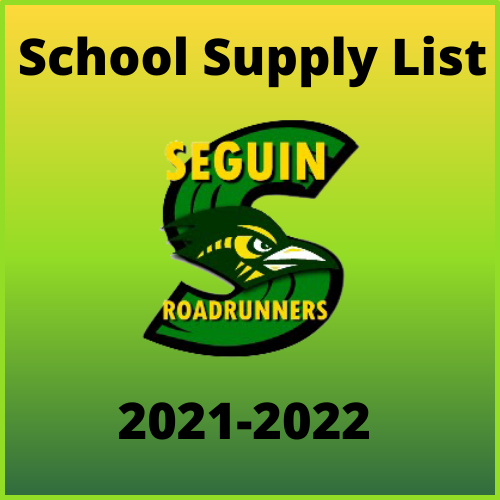 Seguin School Supply List