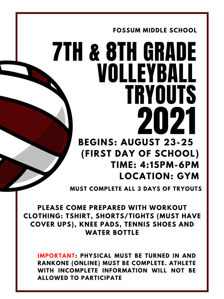 Volleyball Tryouts