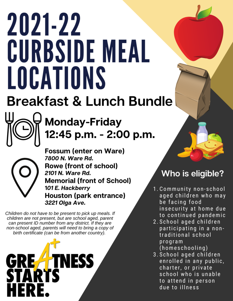2021-22 Curbside Meal Locations