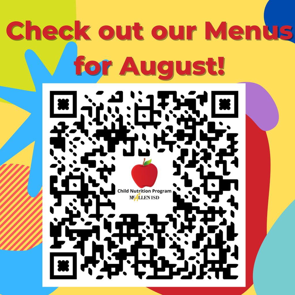 QR Code for August Menu