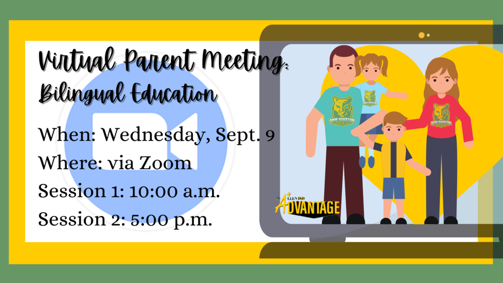 Virtual Parent Meeting: Bilingual Education English
