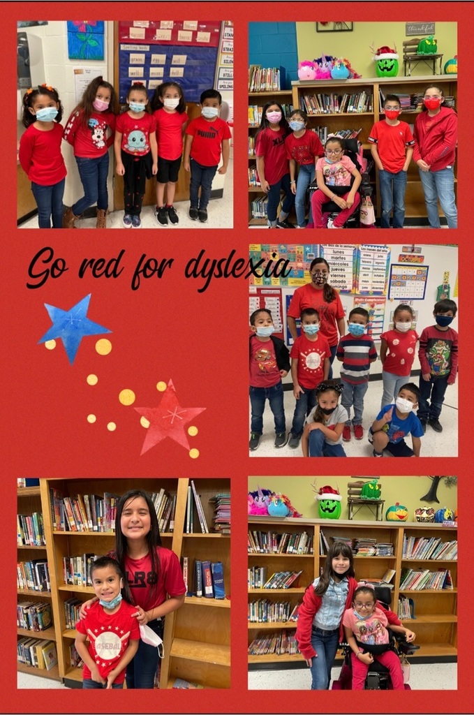 students wearing red