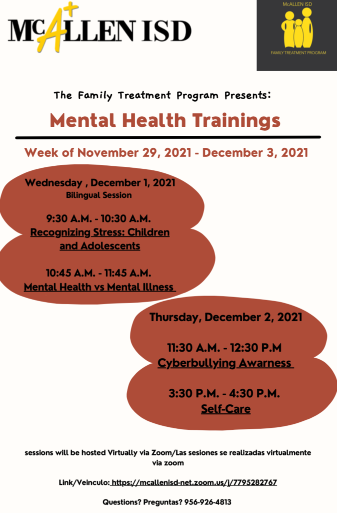 Mental Health Trainings 