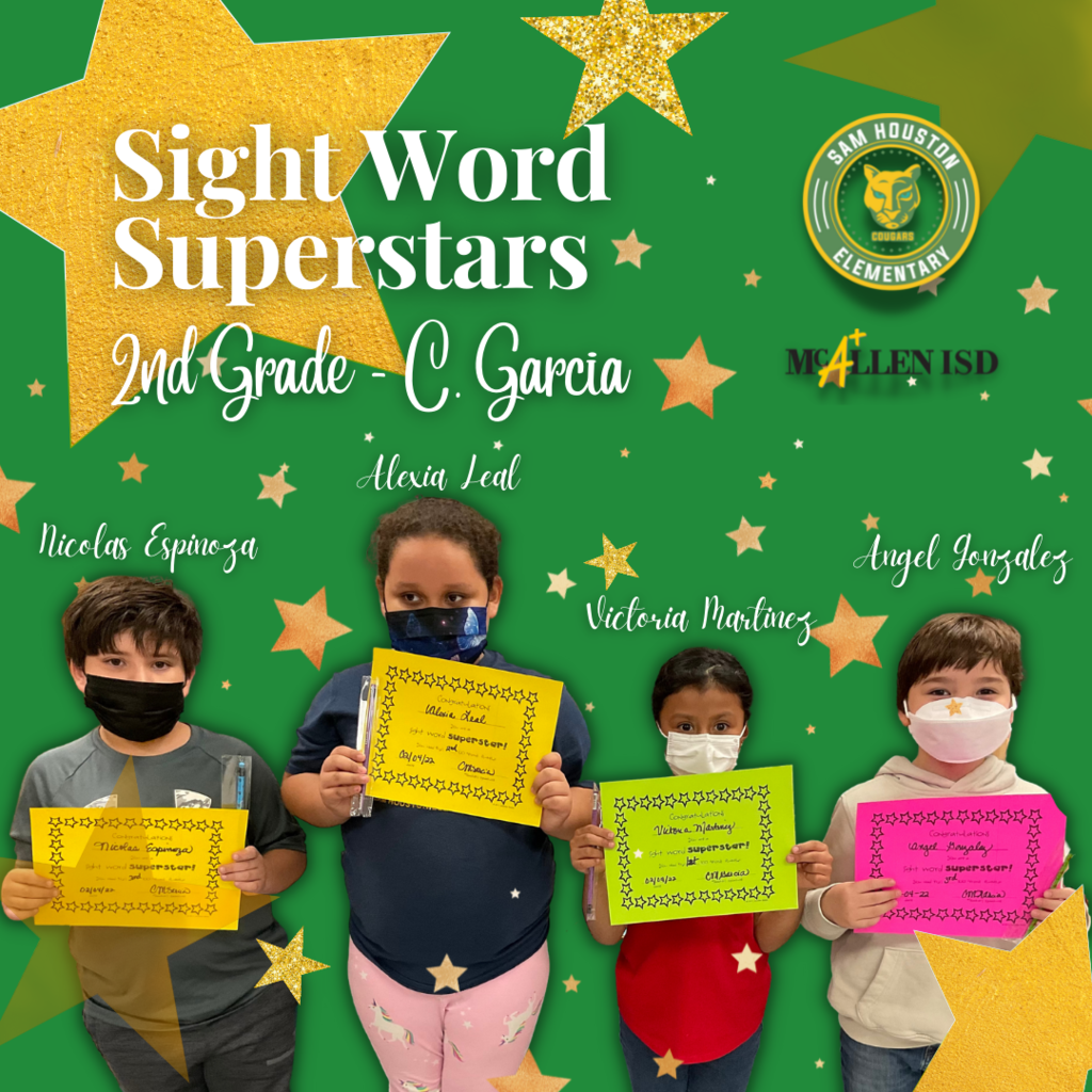 Sight Word Superstars C. Garcia