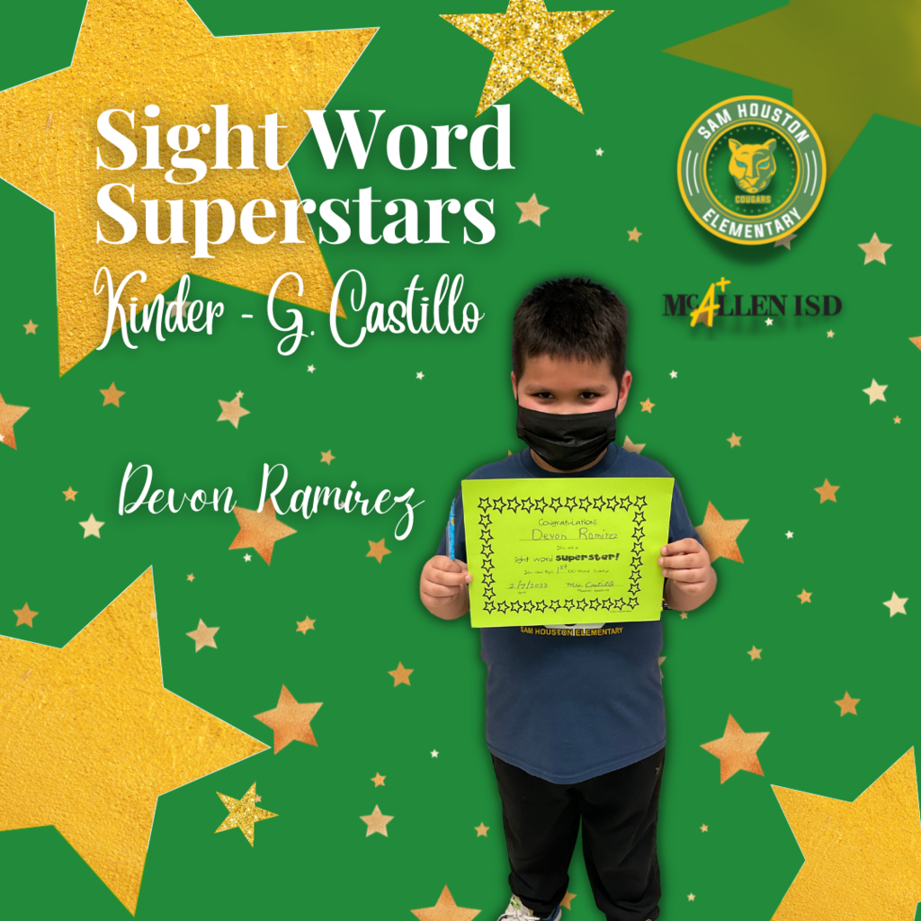 Sight Word Superstars G. Castillo