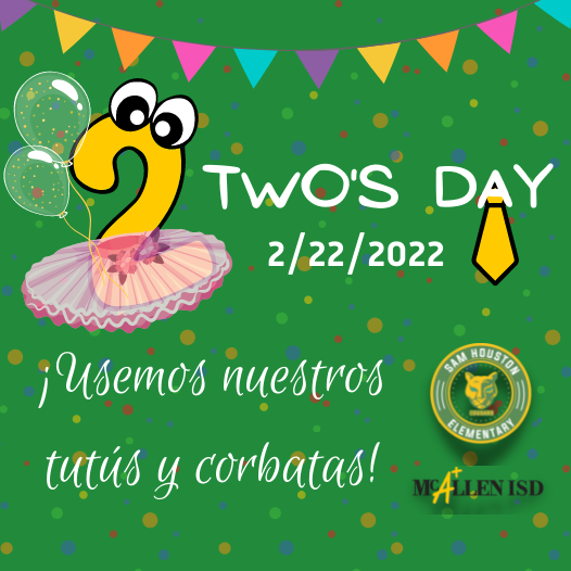Two's Day Flyer Spanish