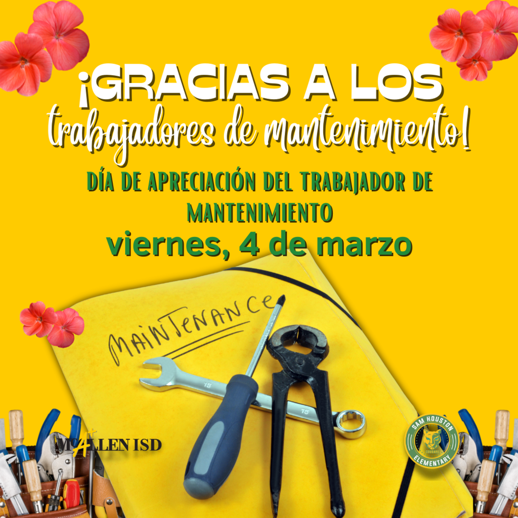 Maintenance Worker Appreciation Day Spanish