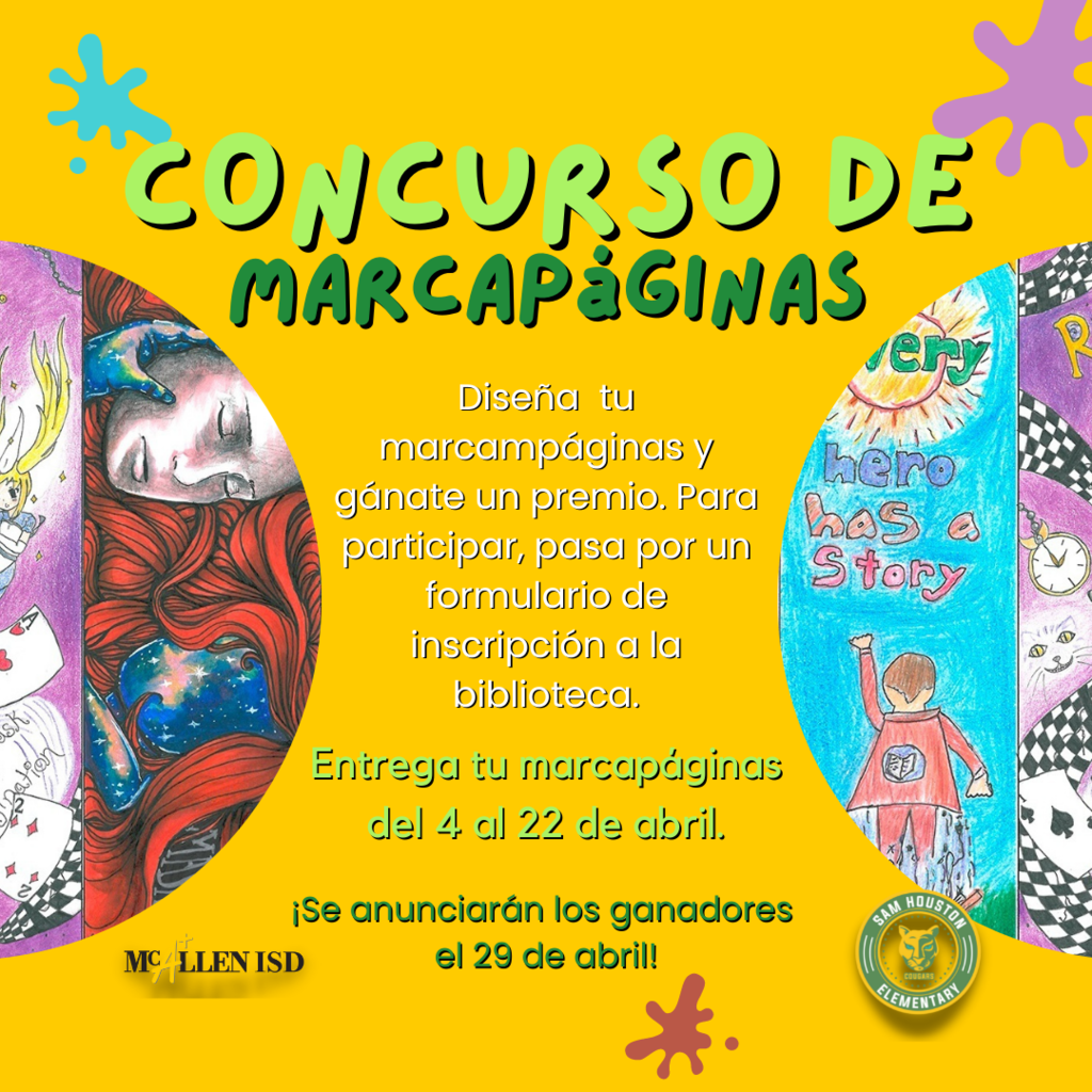 Bookmark Contest Spanish