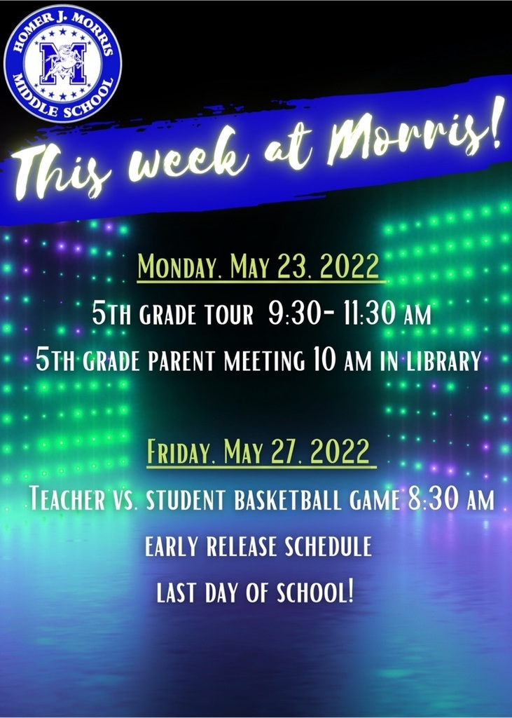 Weekly Parent Update for May 27, 2022