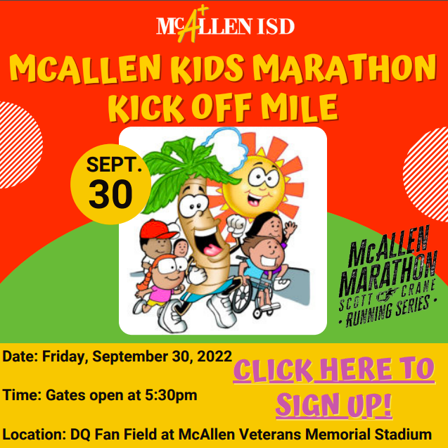 Mcallen Kids Marathon Kick off Mile