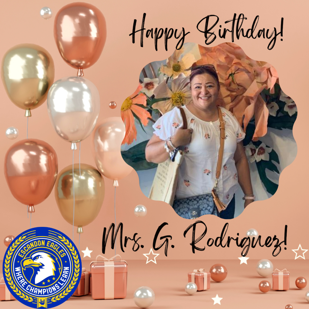 Happy Birthday Mrs. G. Rodriguez