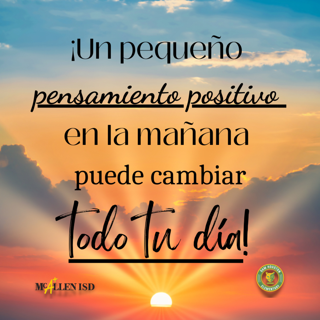 Positive Thinking Day Spanish