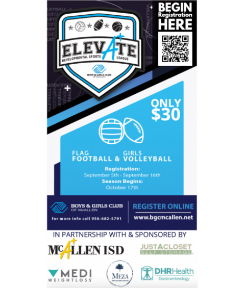 Elevate Football/Volleyball Sign Up